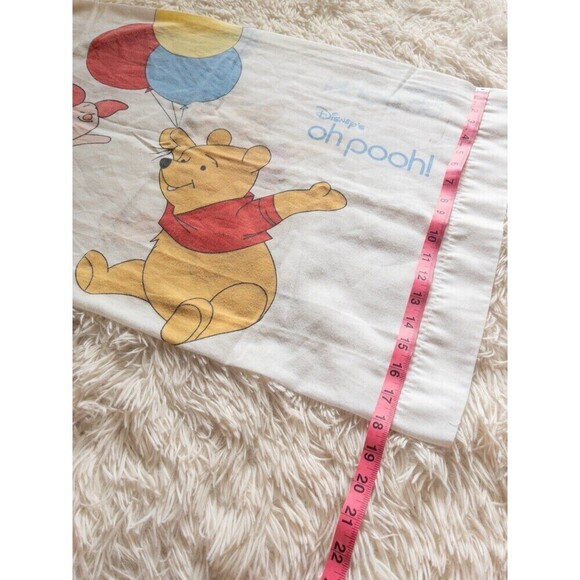 Vintage Oh Pooh Winnie the Pooh and Piglet Balloons Pillow Case - Picture 4 of 5